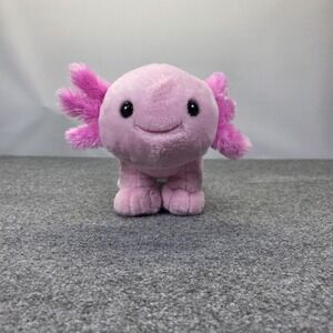 Build A Bear Workshop Axolotl Plush Stuffed Animal Pink 17" Long Excellent Clean